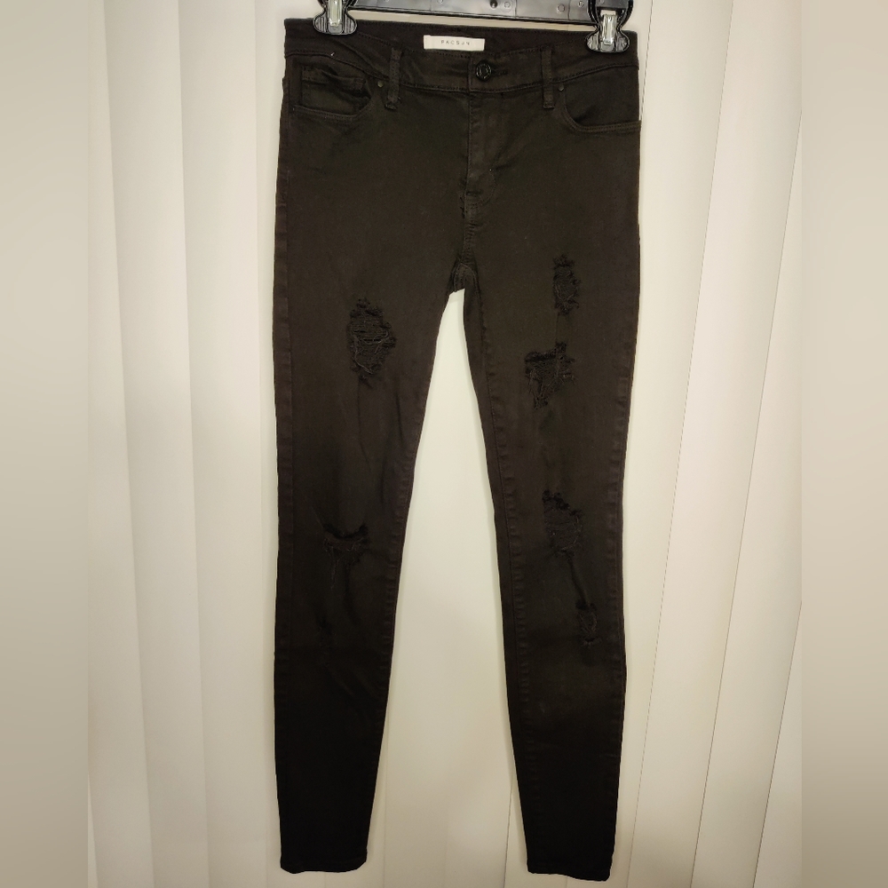 Pacsun Womens Size 24 Black Skinny Jeans